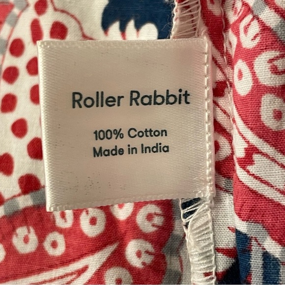 ROLLER RABBIT by ANTHROPOLOGIE NWOT Amanda Robe in Red Rouge - Picture 8 of 10